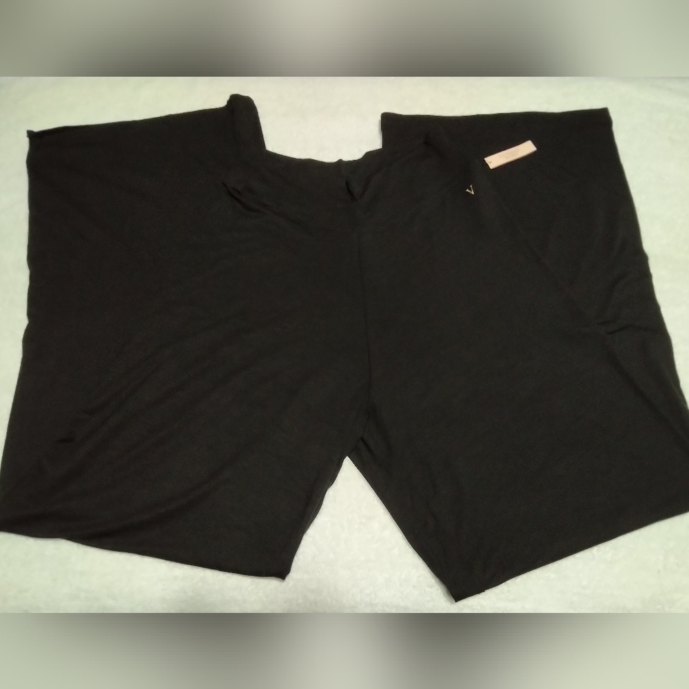 BRAND NEW Victoria's Secret Wide Leg Black Leggings